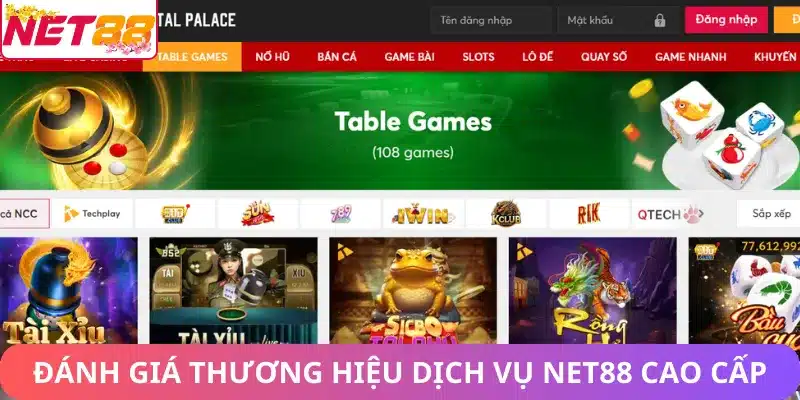 Giới thiệu Net88: Nhà Cái Cá Cược Thể Thao, Casino #1 Châu Á Đánh giá thương hiệu dịch vụ Net88 cao cấp