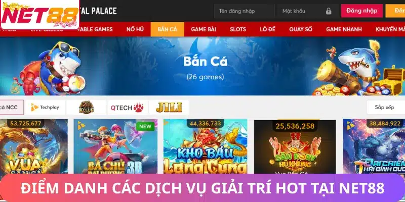 Giới thiệu Net88: Nhà Cái Cá Cược Thể Thao, Casino #1 Châu Á Điểm danh các dịch vụ giải trí hot tại Net88